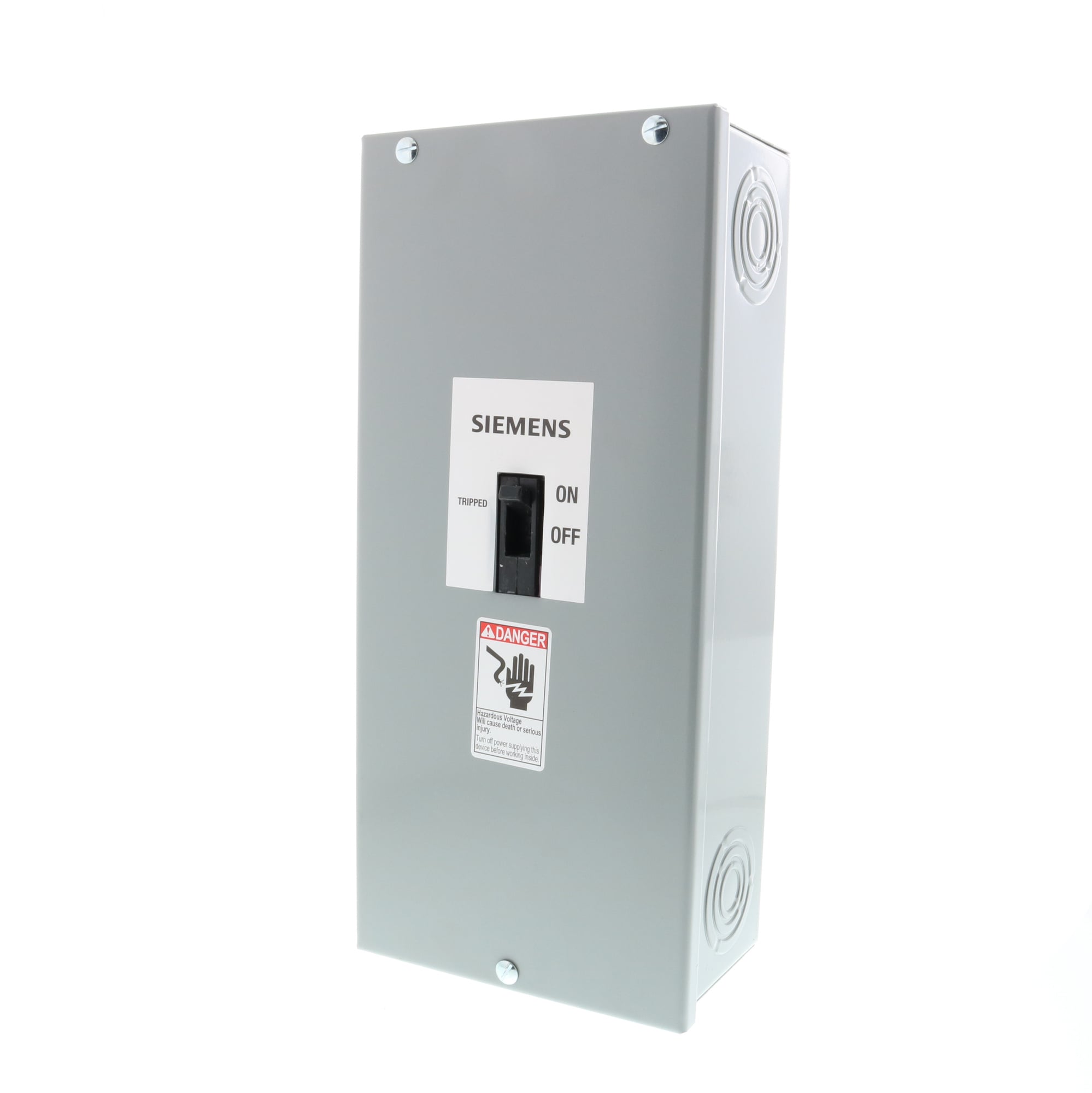 E2N1S Sentron Type ED Circuit Breaker Enclosure, 16-23/32 in L x 7-1/2 in W x 5-1/16 in D, NEMA 1, Steel