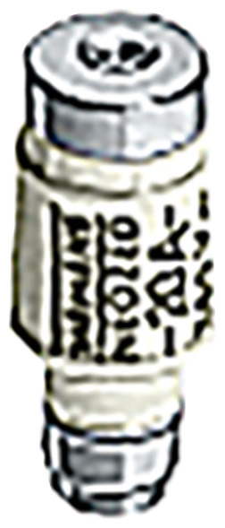 5SE2310 Sentron Neozed Design Fuse Link, 400 V AC, 10 A, Ceramic