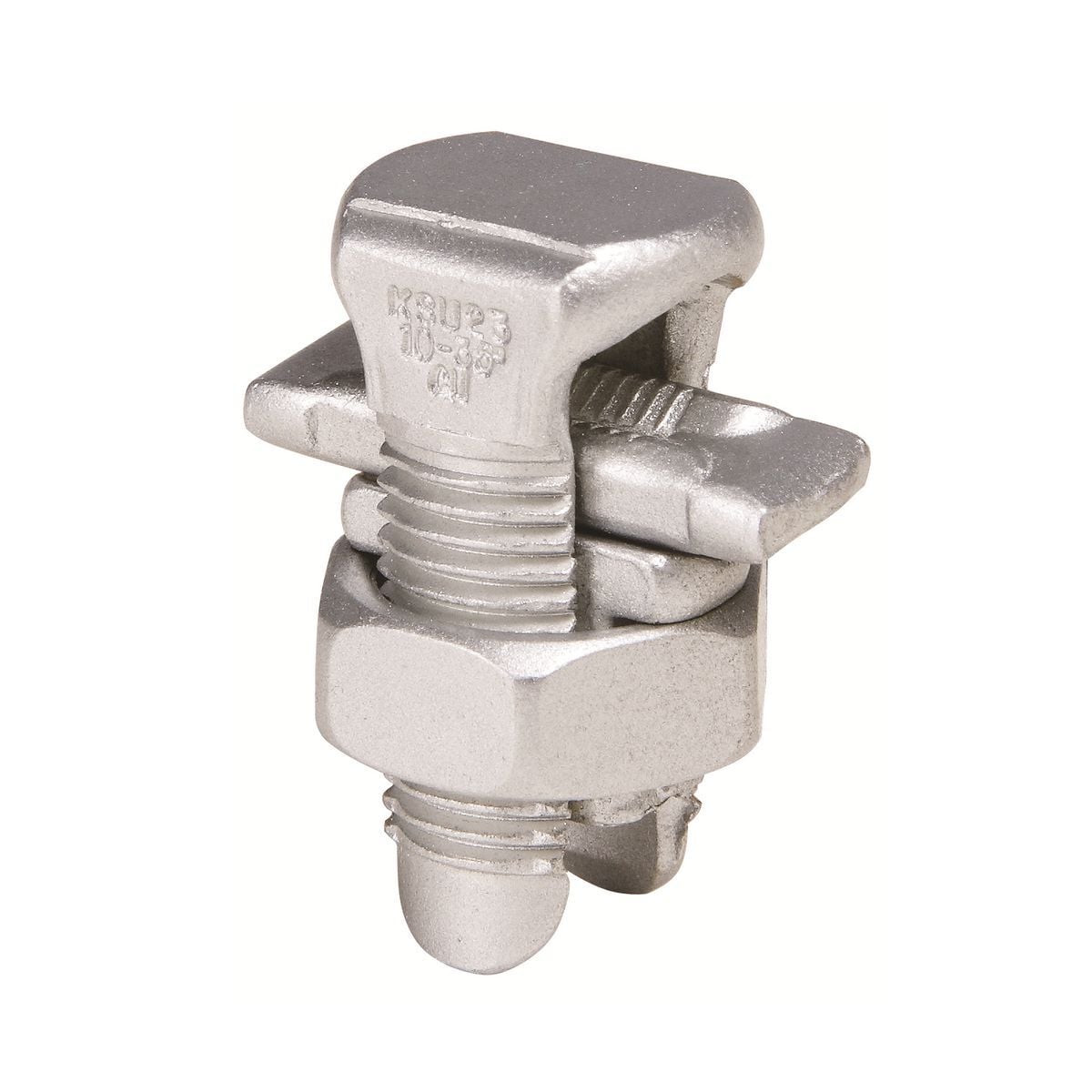 KSU23 Universal Split Bolt Connector, (1) 8 to 2 AWG, 8 to 1 AWG Conductor, 1.48 in L, Copper Alloy