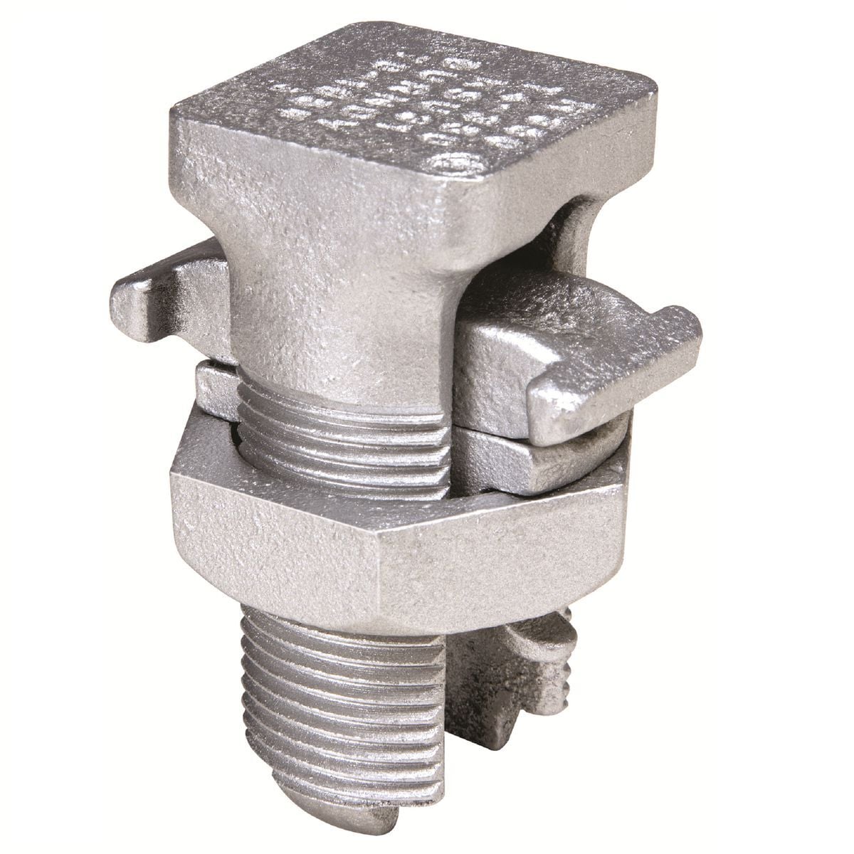 KSU29 Universal Split Bolt Connector, (1) 1 AWG to 250 kcmil, 8 AWG to 250 kcmil Conductor, 2-1/2 in L, Copper Alloy