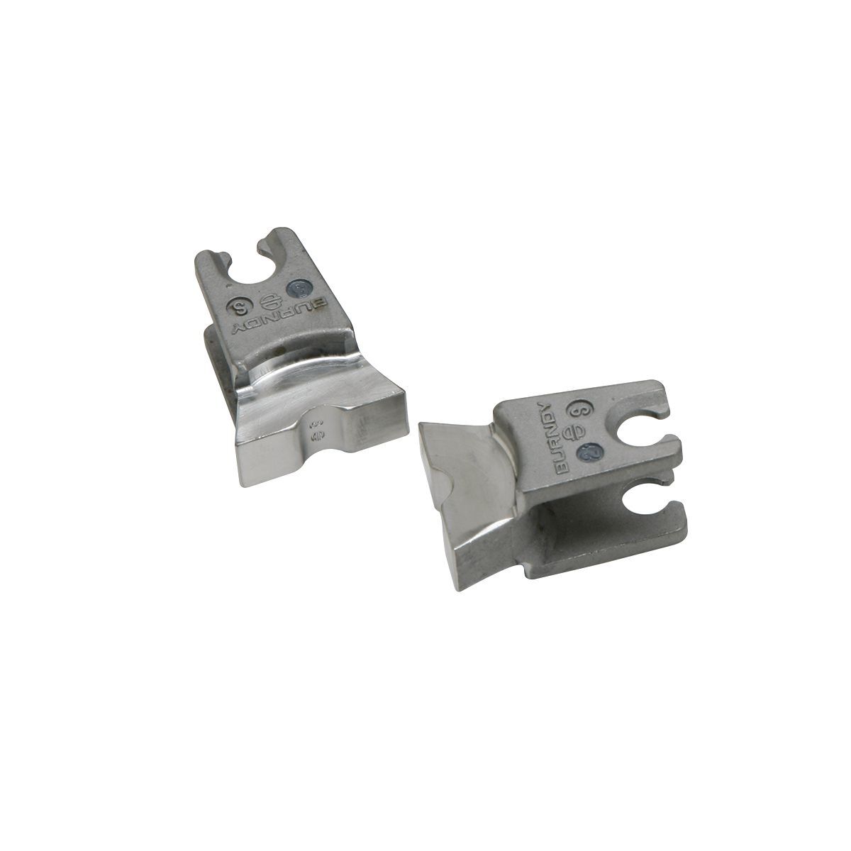 W2CVT Style W Crimping Die Set, 2 AWG Copper Cable, Stainless Steel
