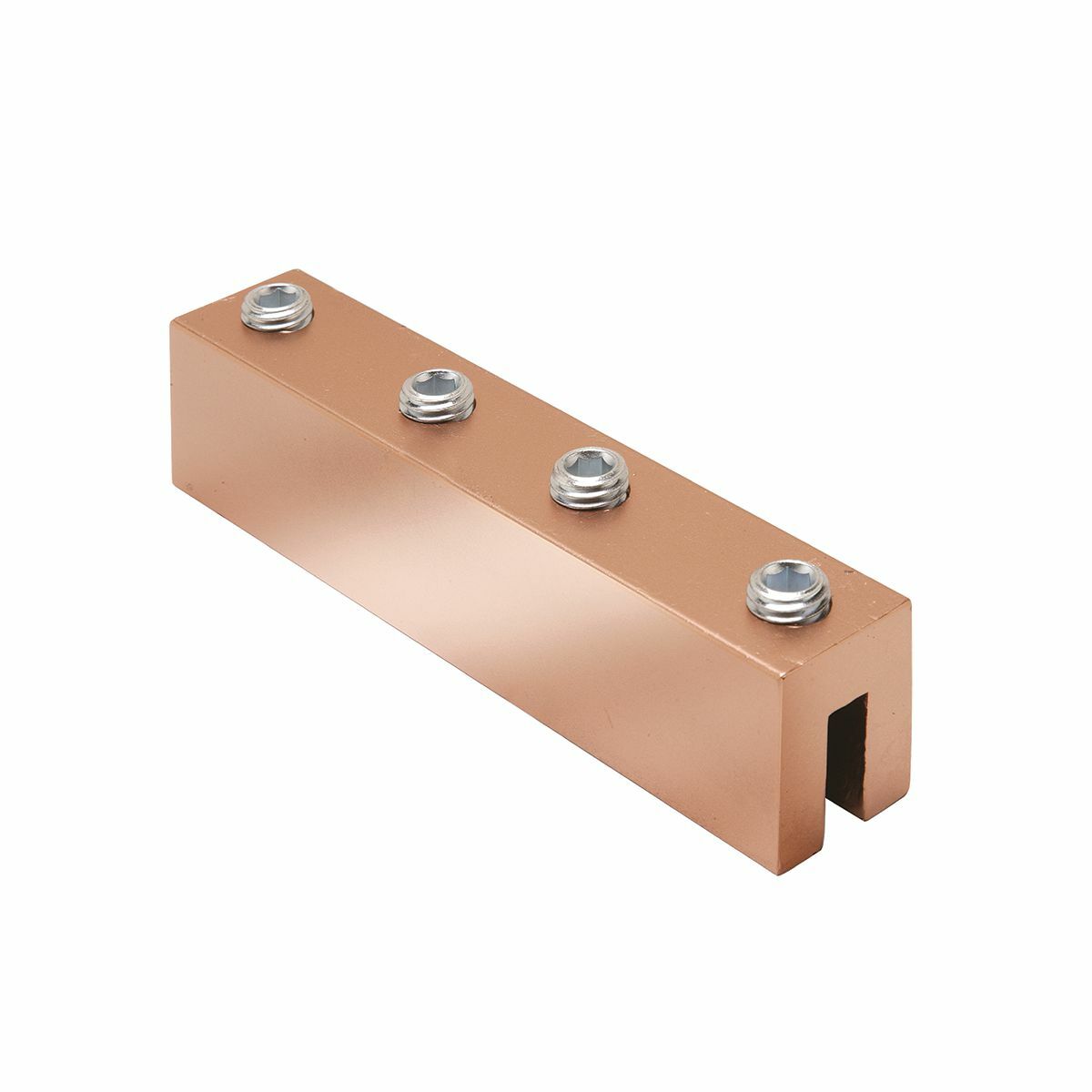 YGIBW286752N Type YGIB I-Beam Connector, 4/0 to 2 AWG Stranded Copper Conductor, 1/2-13 Stud, Copper, Unplated