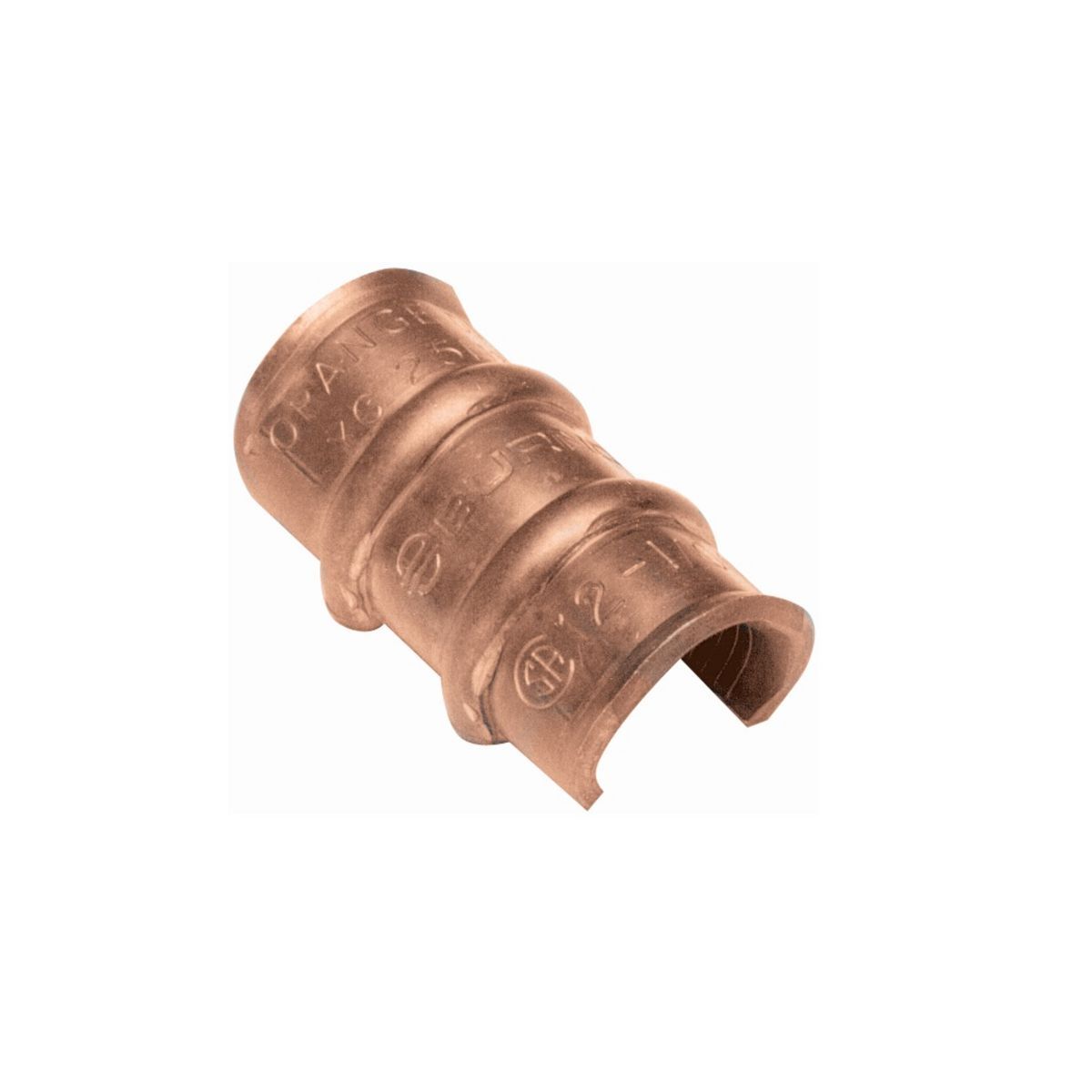 YC8L12 Type YC-L Thinwall Compression C-Tap Connector, Figure C Shape, 10 AWG Main/Run, 12 to 10 AWG Tap, Copper