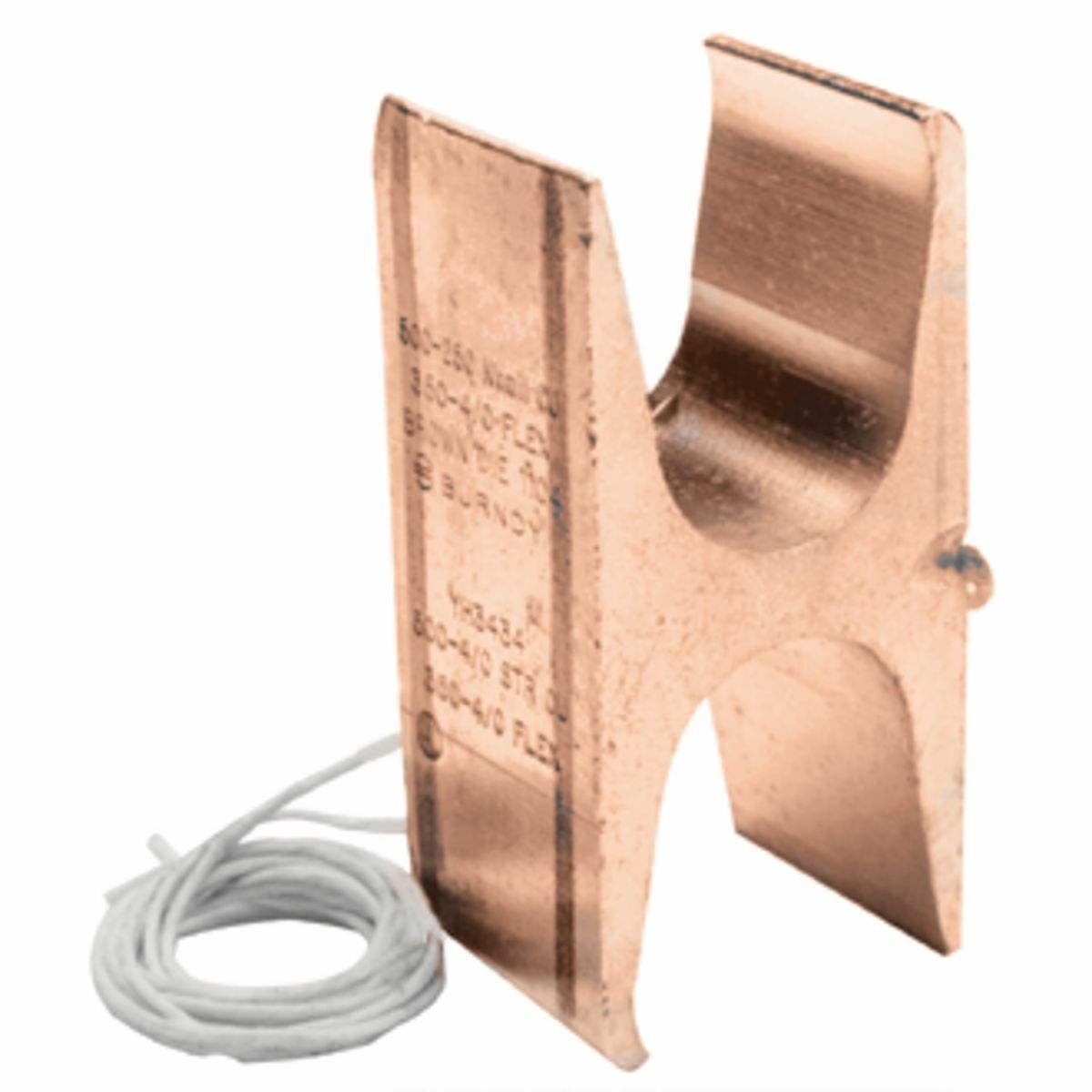 YH6C6C Type YH Compression Tap Connector, Figure H Shape, 1 Taps, 10 to 6 AWG Main/Run, 14 to 6 AWG Tap, Copper