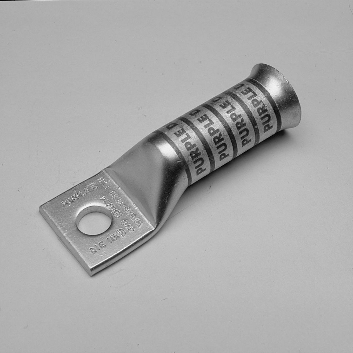 YAV28TC12FXB YAV-TC-FXB 1-Hole Compression Lug, 4/0 AWG Stranded Copper Conductor, Die Code: 15, 1/2 in Stud, Tin Plated Copper