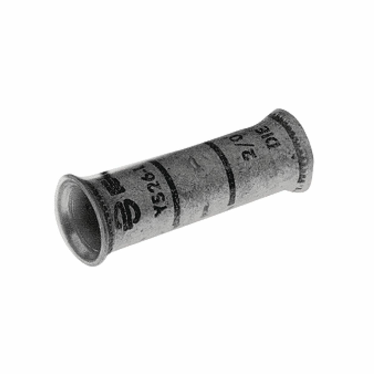 YS38FXB Type YS-FXB Belled Long Barrel Compression Butt Splice, 14 to 8 AWG Conductor, 6.34 in L, Long Barrel, Copper, Pink