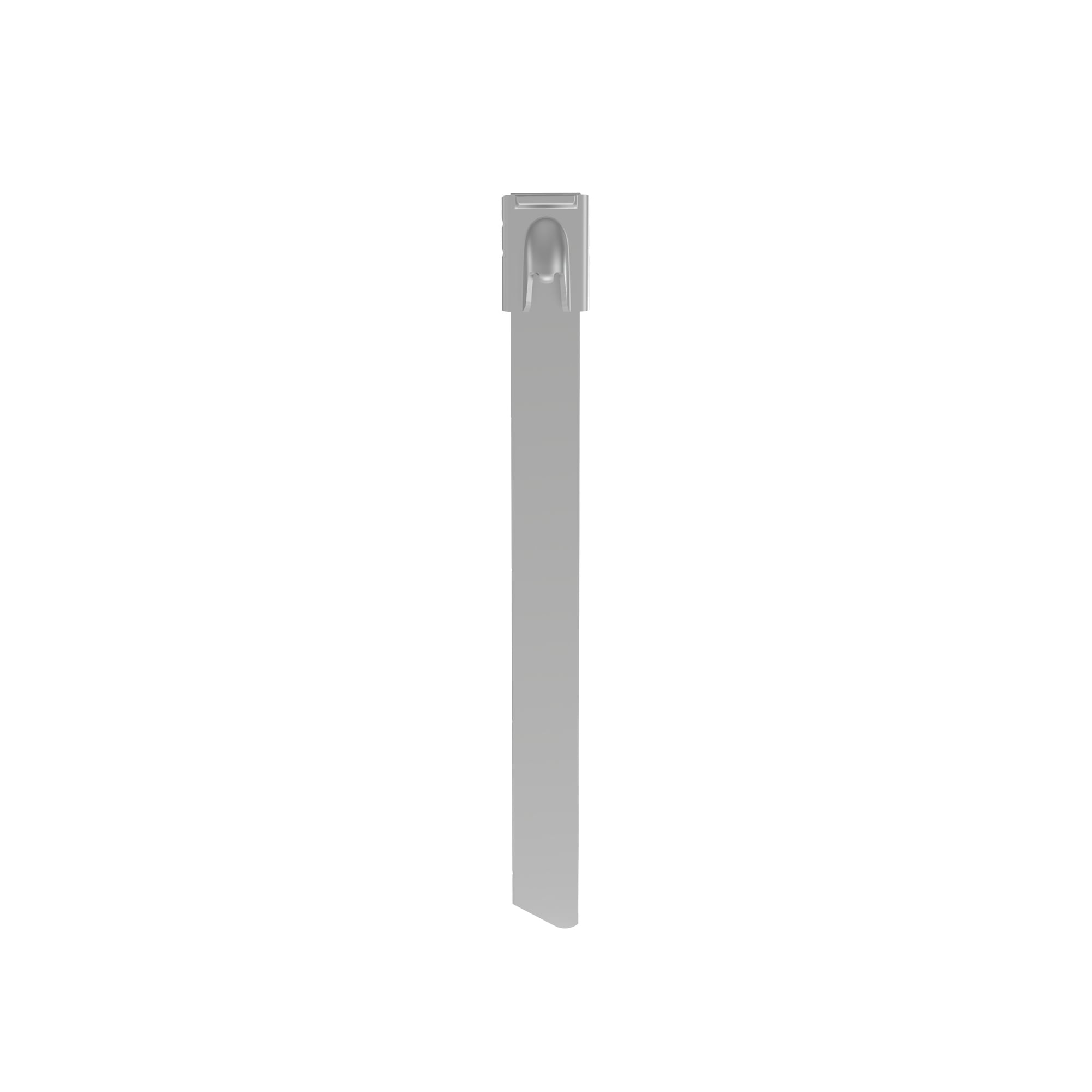 MLT2.7H-LP Pan-Steel MLT Heavy Cross Section Cable Tie, 10.2 in L x 0.31 in W x 0.01 in THK, 304 Stainless Steel, Metallic