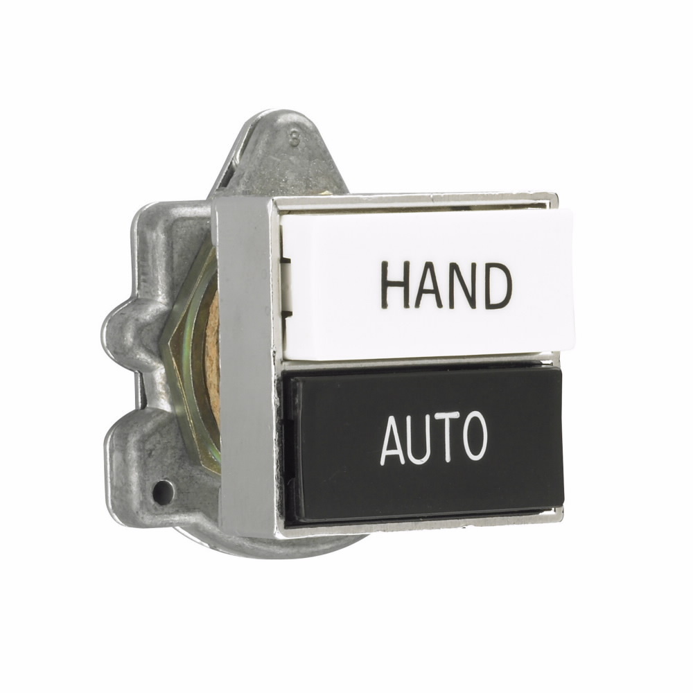 E30KB300 Blank Multi-Function Oiltight/Watertight Operator Button, 5 in L x 4 in W x 0.3 in H, NEMA 3/3R/4/4X/12/13 NEMA Rating, Squared Shape, Molded Acetal Resin