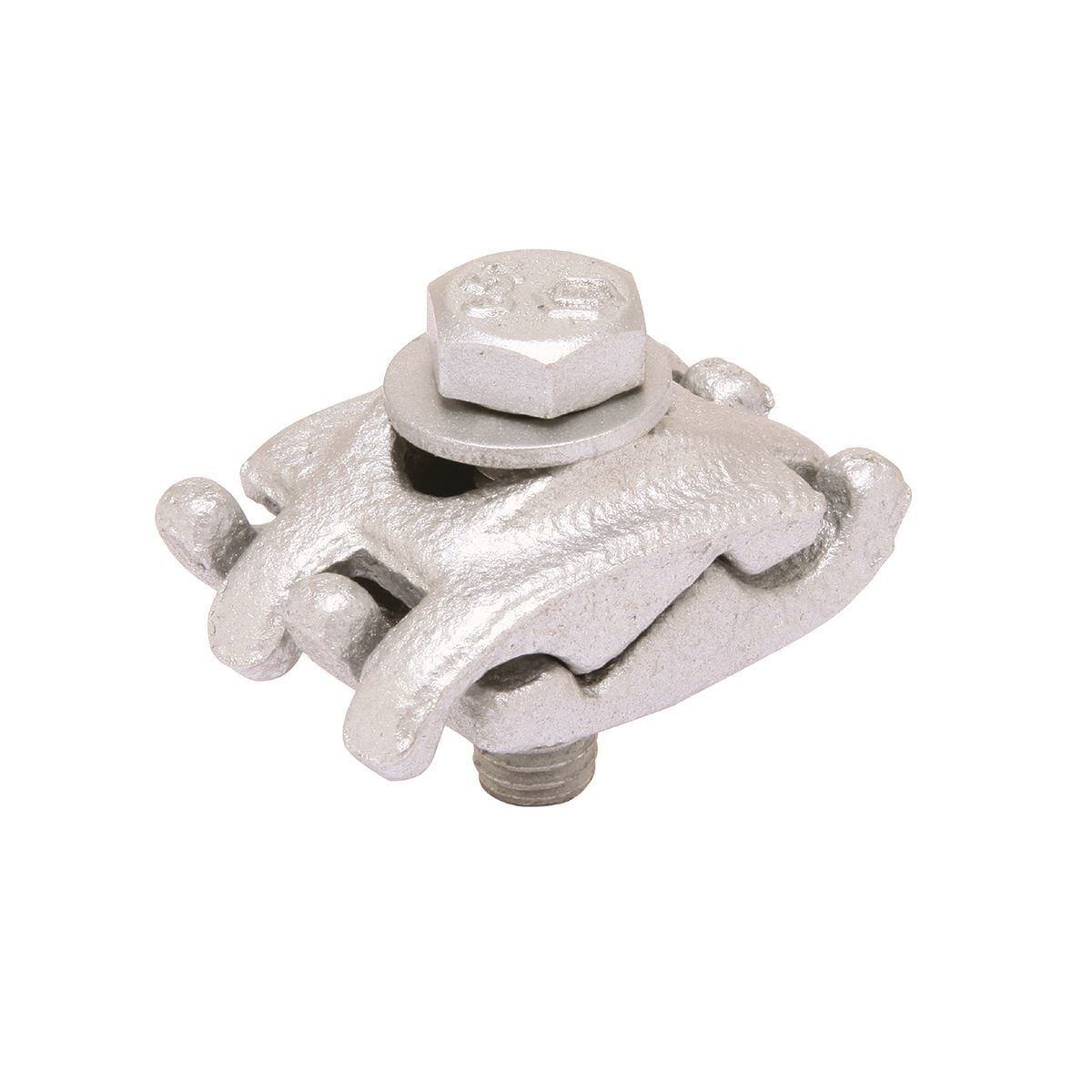 UC2W28L UC-L Universal Parallel Clamp, 2 to 4/0 AWG AAAC/Copper/Solid/Galvanized Steel/Stranded/Copperweld Conductor, 3/8 in Bolt, Copper Alloy