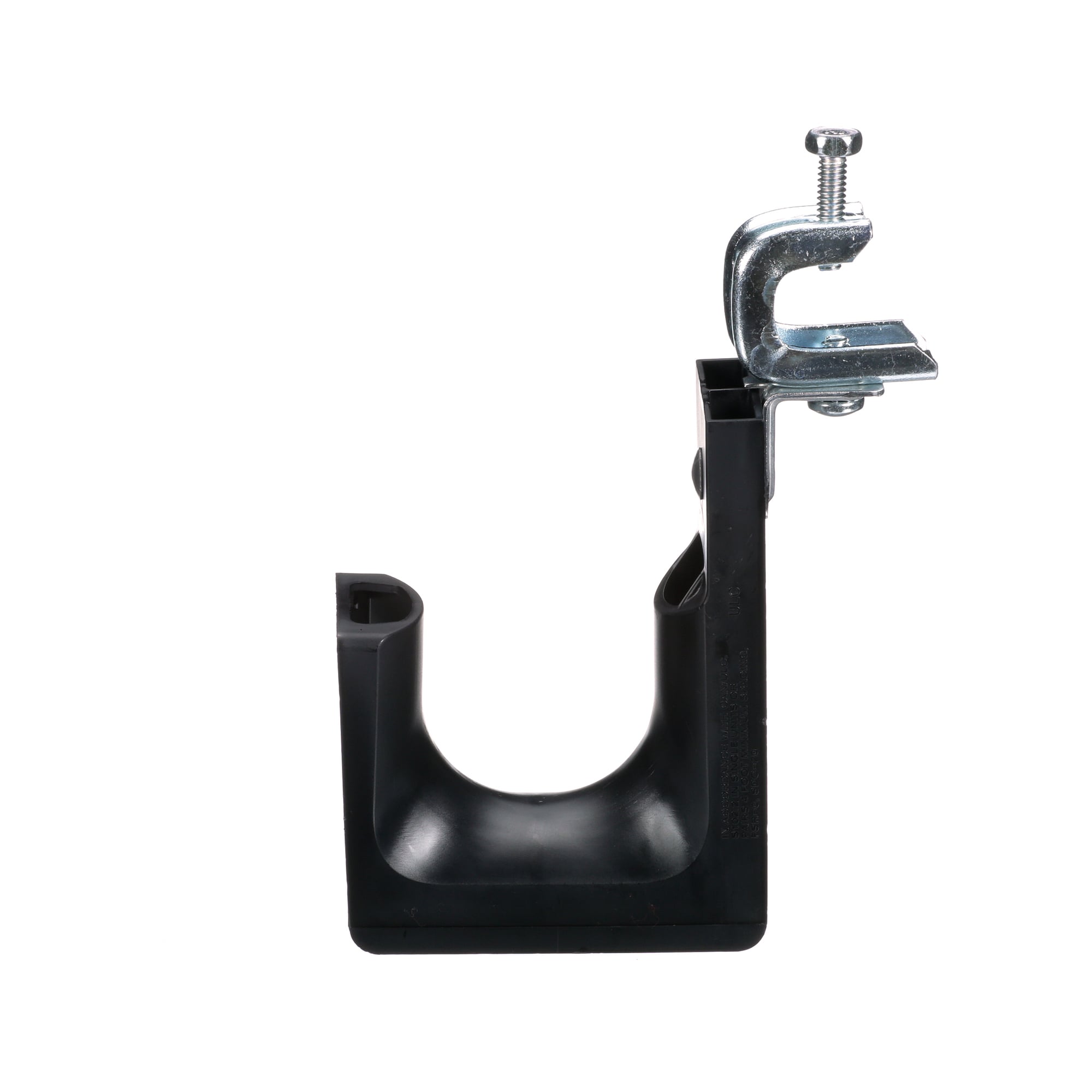 JP2SBC50RB-L20 J-Pro StrongHold J-Hook, 30 lb Load, Screw-On Beam Clamp Mount, Nylon 6.6/Metal