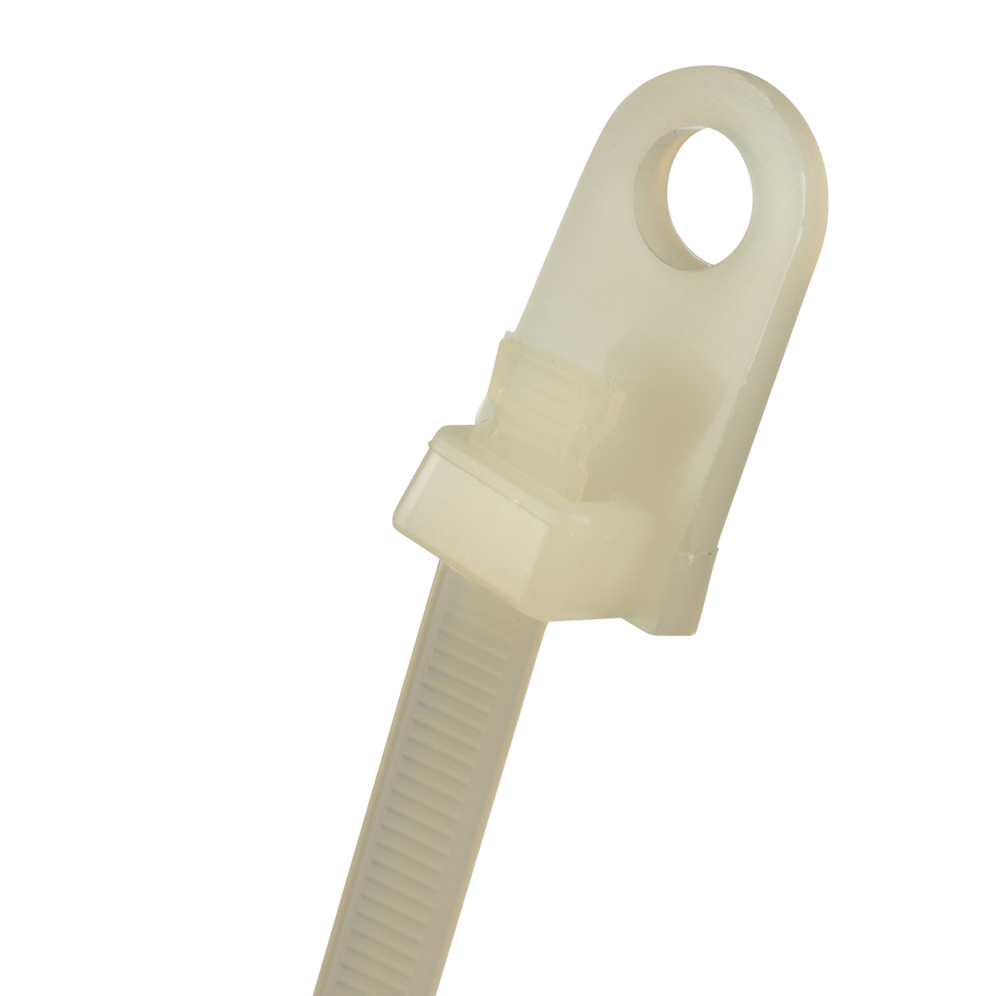 SSC2S-S10-C Pan-Ty Cross Section Standard Clamp Tie, 7.35 in L x 0.18 in W x 0.05 in THK, Nylon 6.6