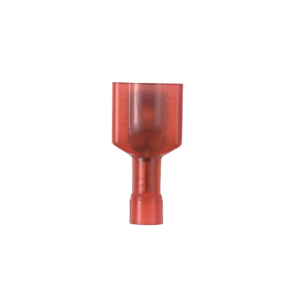 Pan-Term DNF18-250FIM-L Disconnect, Red, Nylon, 18-22 AWG, 0.250 x 0.032" Tab