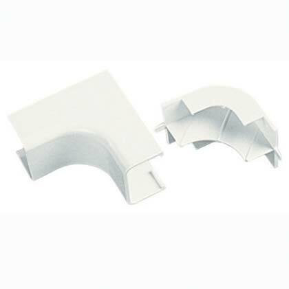 Surface Raceway, LDPH5 Power Rated Inside Corner, Off-White