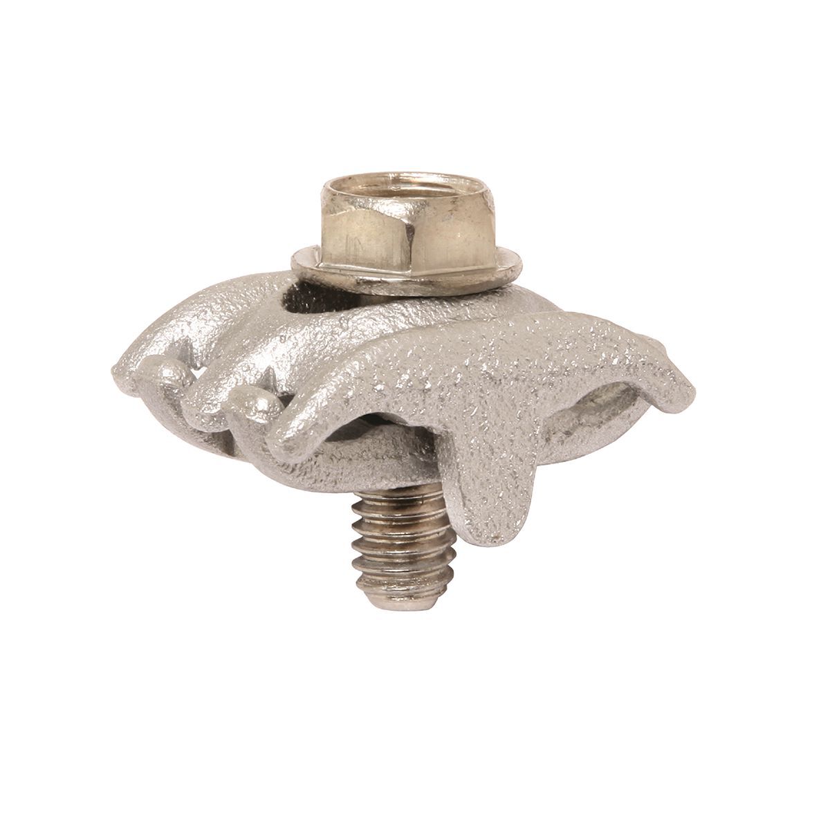 UCK1UL UC-K Universal Parallel Clamp, 8 to 2/0 AWG Aluminum/Stranded Copper Conductor, 5/16 in Bolt, Copper Alloy