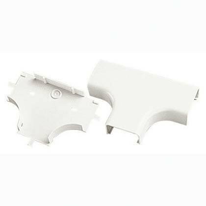 TFX10WH-X Pan-Way Power Rated Tee Fitting, For Use With LDPH10 Series Raceway System, Rigid PVC, White