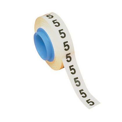 PMDR-2 Pan-Code Pre-Printed Refill Roll Wire Marker, 8 ft L x 3 in W, 2 Legend, Black/White, Polyester