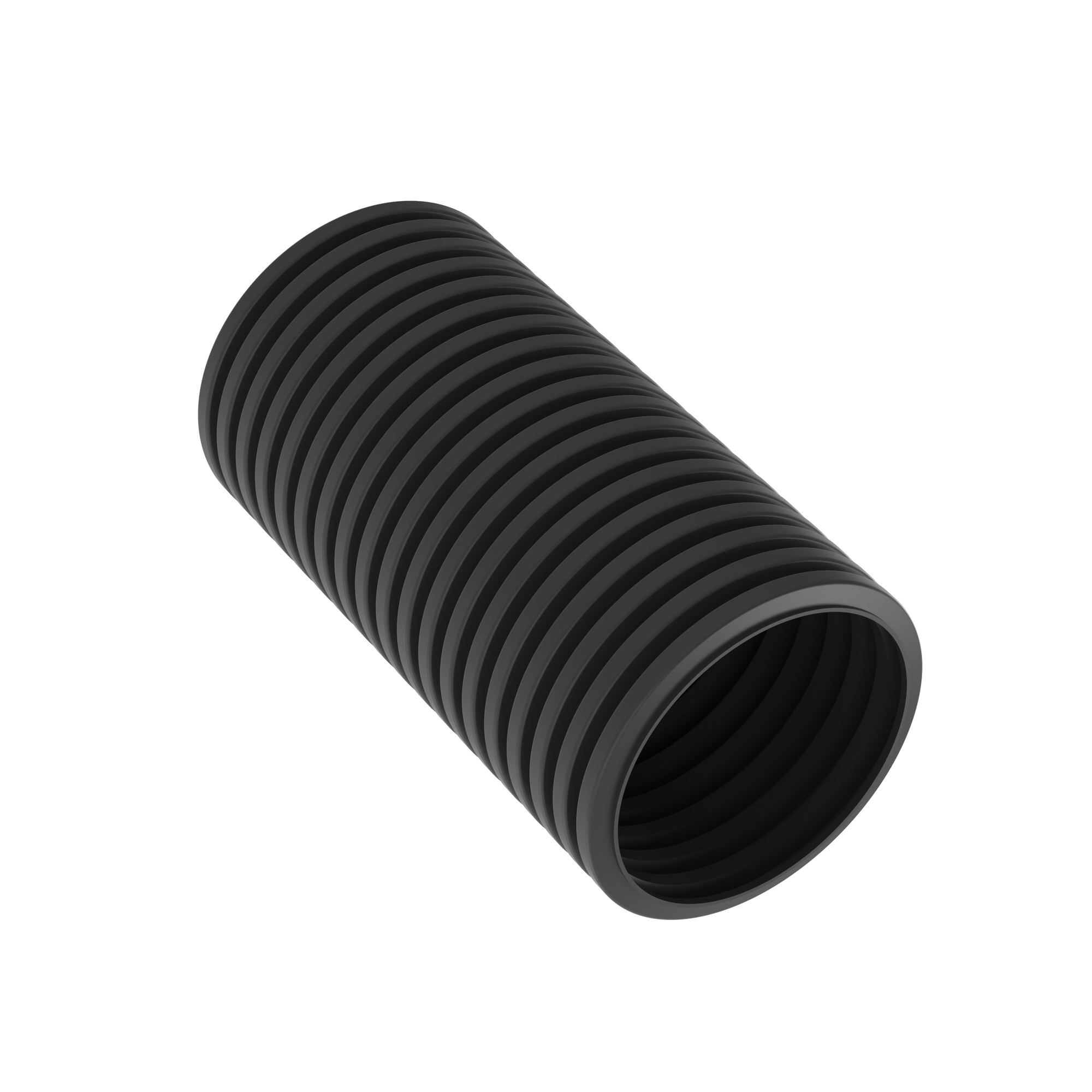 CLT150F-D20 Loom Tubing, Black, PE, 500', PK1