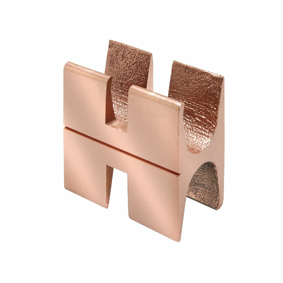 YSHG3434 Type YSHG Double Compression Tap Connector, Figure H Shape, 3 Taps, 250 to 400 kcmil Main/Run, 4/0 AWG to 400 kcmil Tap, Copper