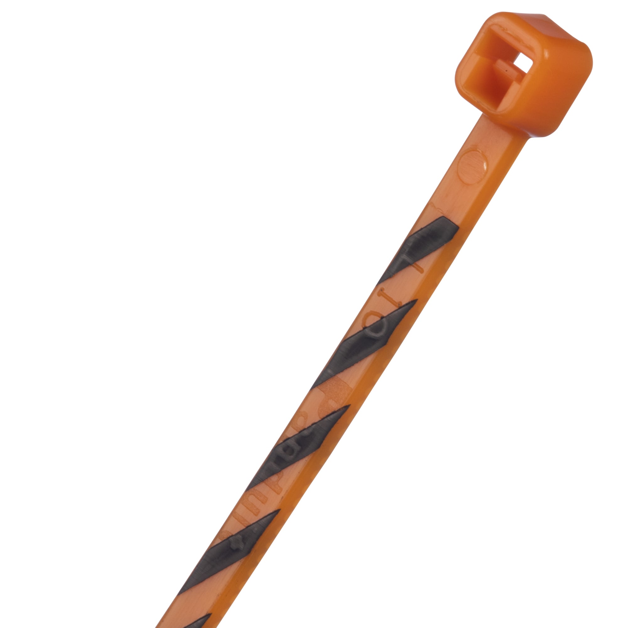 PLT1M-L3-0 Pan-Ty PLT Cross Section Miniature Cable Tie, 4 in L x 0.18 in W x 0.05 in THK, Nylon 6.6