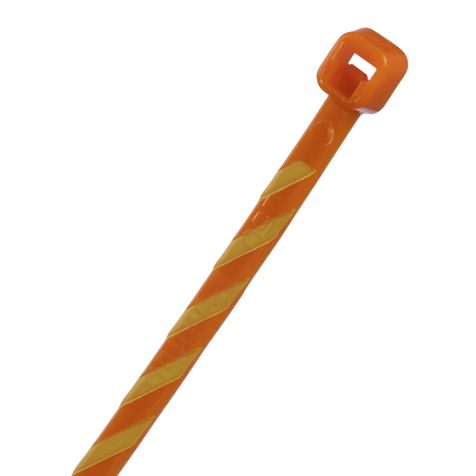 PLT1M-L3-4 Pan-Ty PLT Cross Section Miniature Cable Tie, 4 in L x 0.18 in W x 0.05 in THK, Nylon 6.6