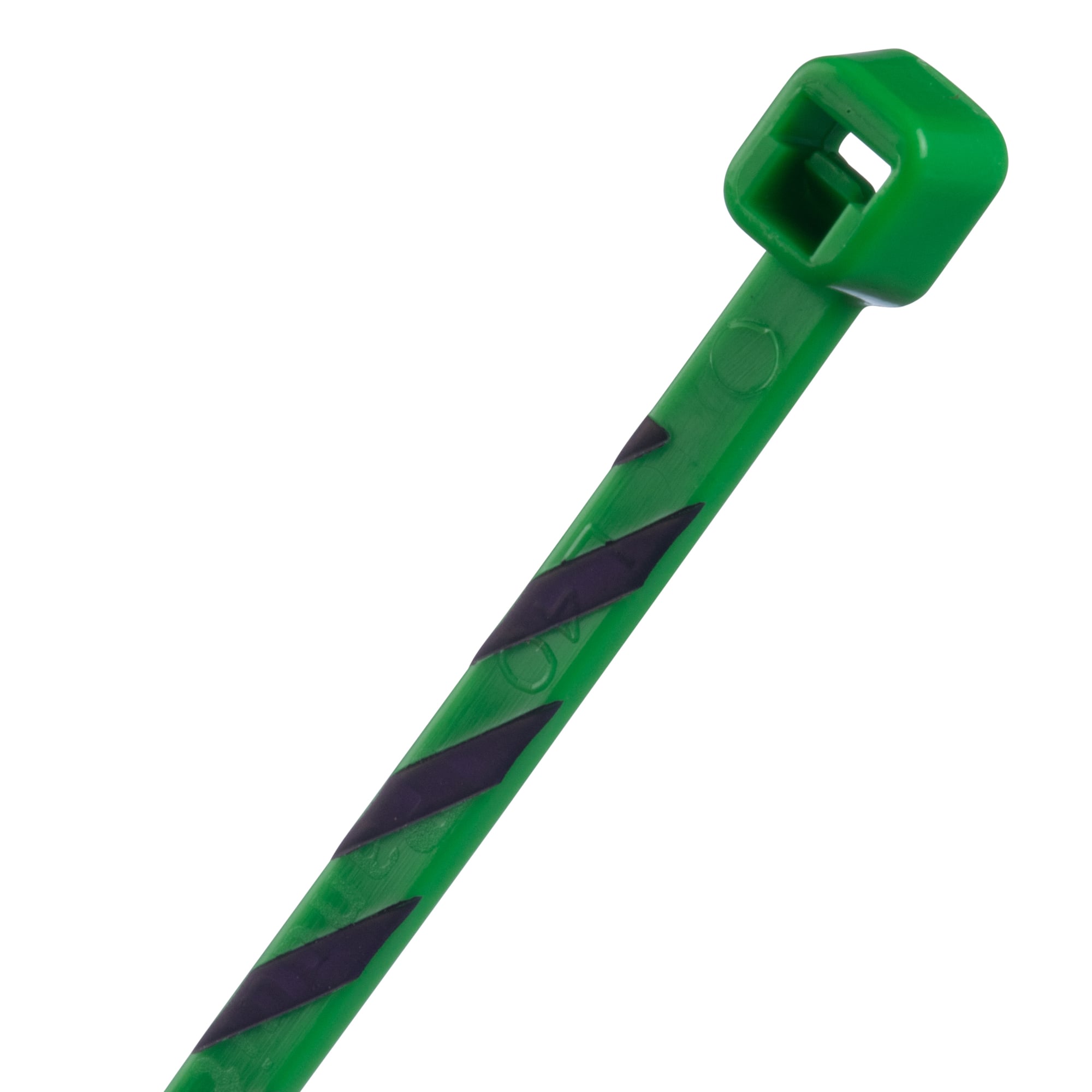 PLT1M-L5-7 Pan-Ty PLT Cross Section Miniature Cable Tie, 4 in L x 0.18 in W x 0.05 in THK, Nylon 6.6