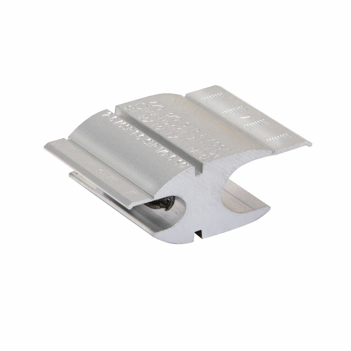YHO150 Type YHO Overhead Compression Tap Connector, Figure H Shape, 3.3 to 2/0 AWG Main/Run, 6 to 1/0 AWG Tap, Aluminum