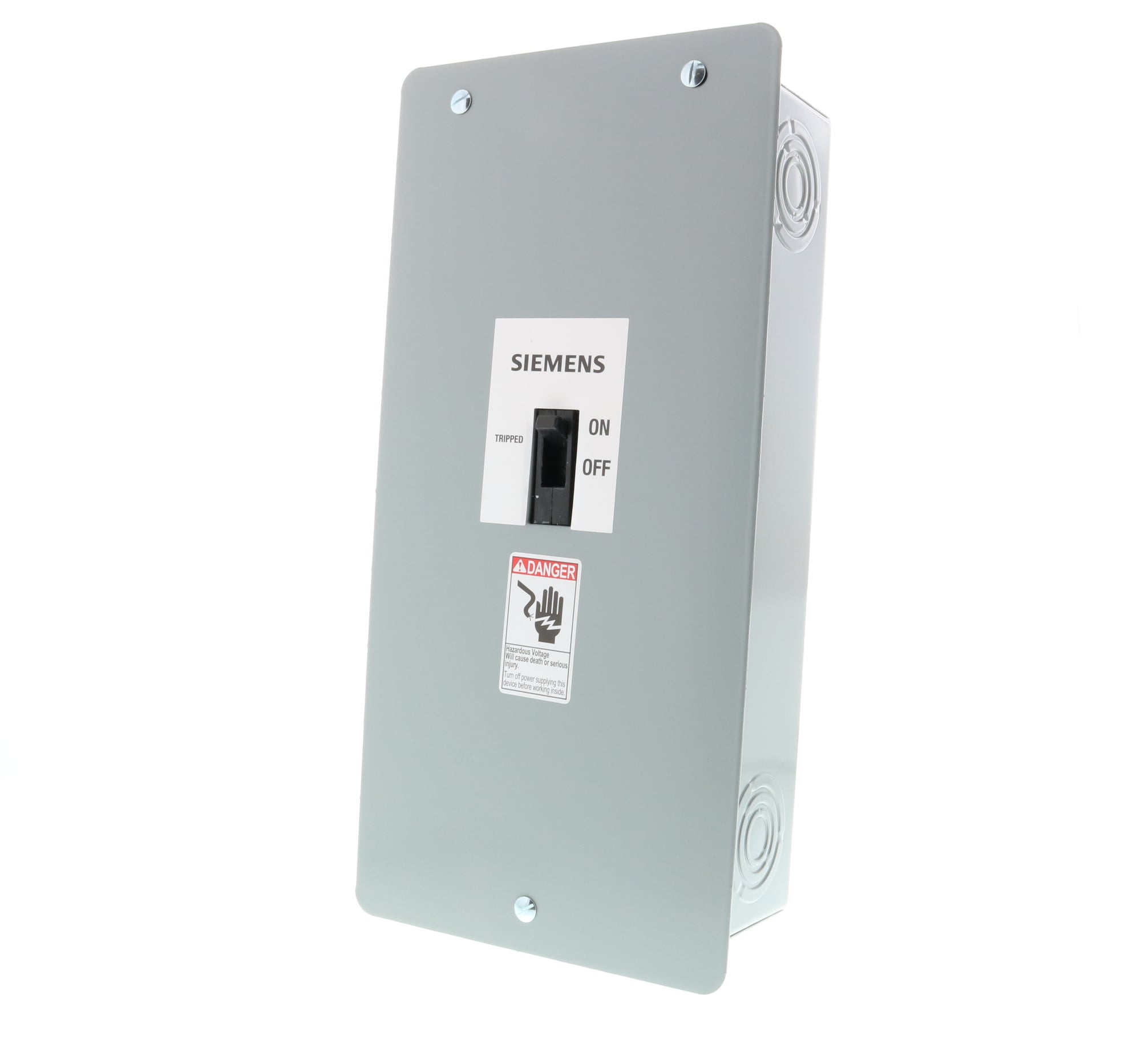 E2N1F Sentron Type ED Circuit Breaker Enclosure, 17.9 in L x 9.1 in W x 6.1 in D, NEMA 1, Steel