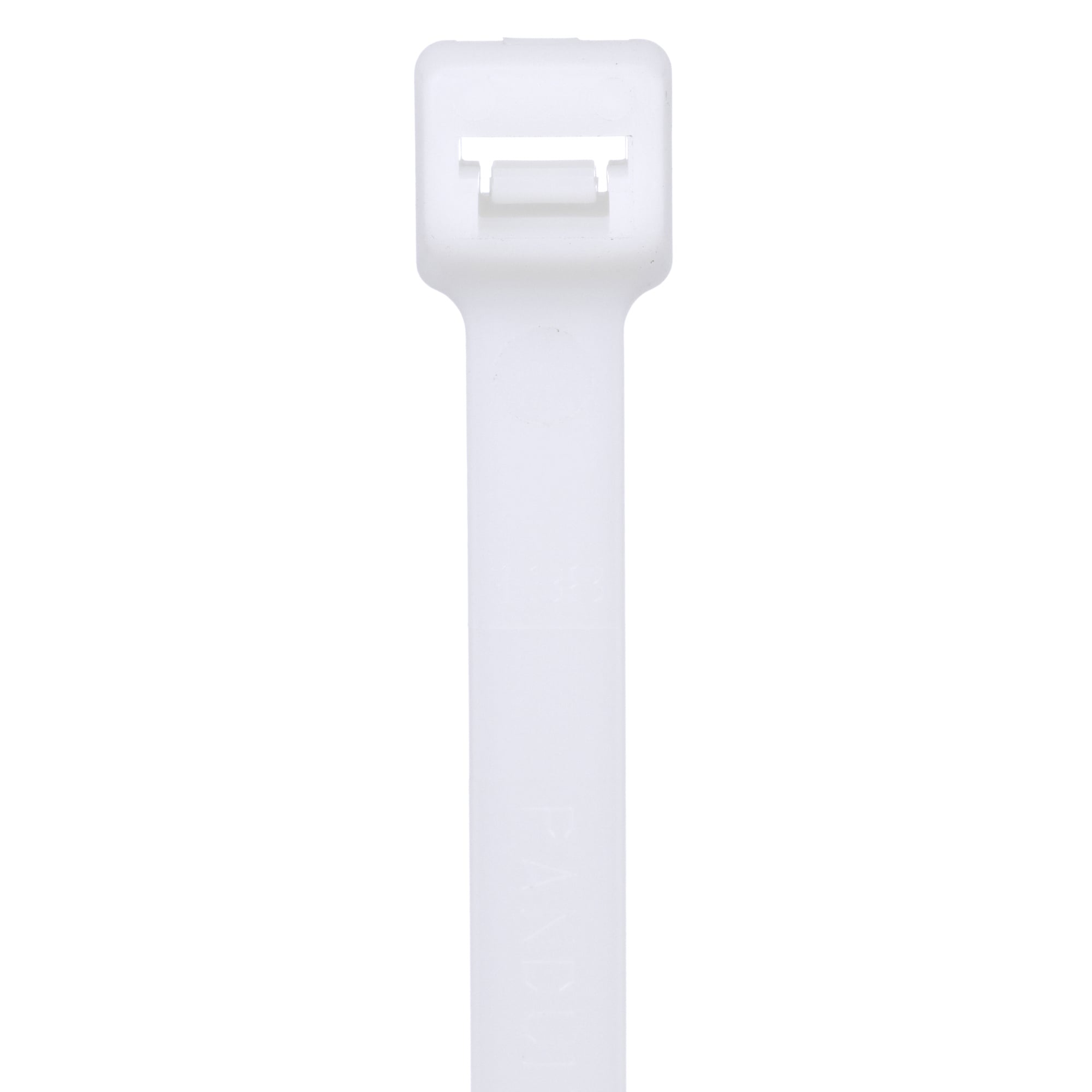 PLT2H-L Pan-Ty PLT Light Heavy Cross Section Cable Tie, 8.1 in L x 0.3 in W x 0.075 in THK, Nylon 6.6, Black
