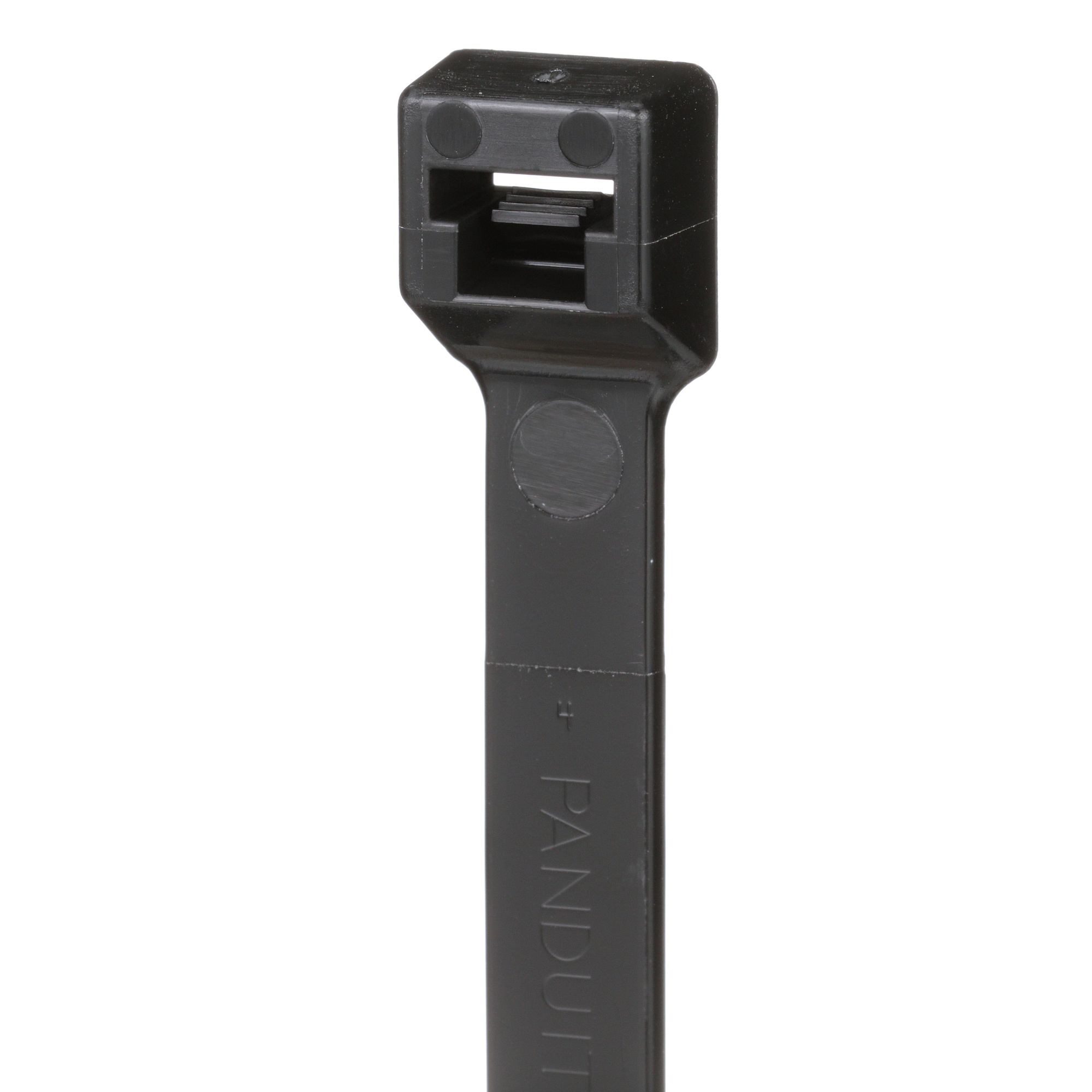 Pan-Ty PLT13H-C0 Cable Tie, Black, UV PA6.6, 43.3"L, 175lb, PK100