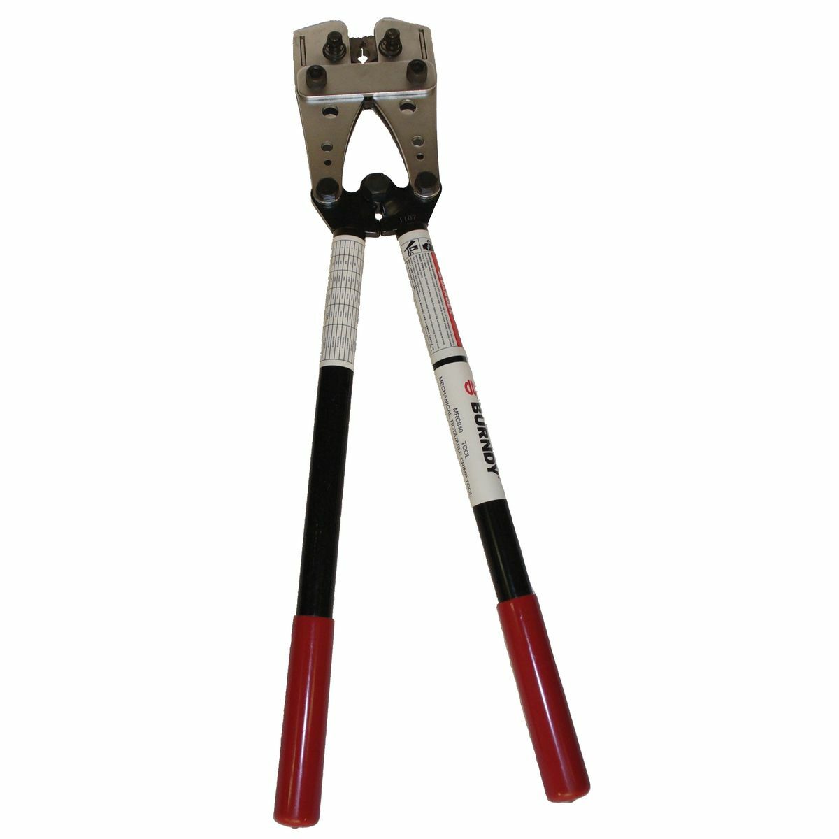 MRC840 9-Position Hand Operated Mechanical Rotating Crimping Tool, 8 to 4/0 AWG Cable/Wire, 9000 lb Shearing