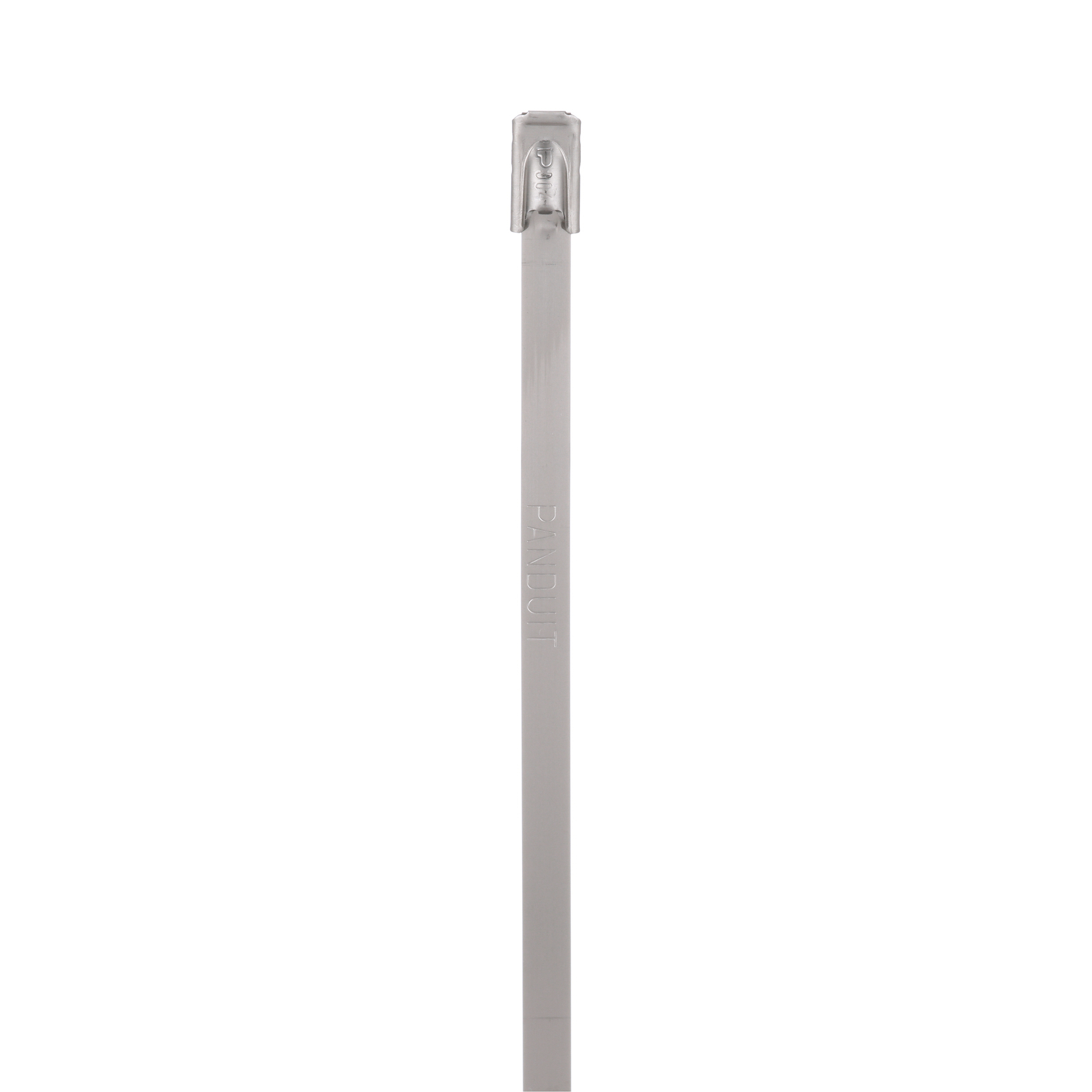 MLT6S-CP Pan-Steel MLT Flame-Resistant Standard Cross Section Cable Tie, 20.5 in L x 0.18 in W x 0.01 in THK, 304 Stainless Steel, Metallic