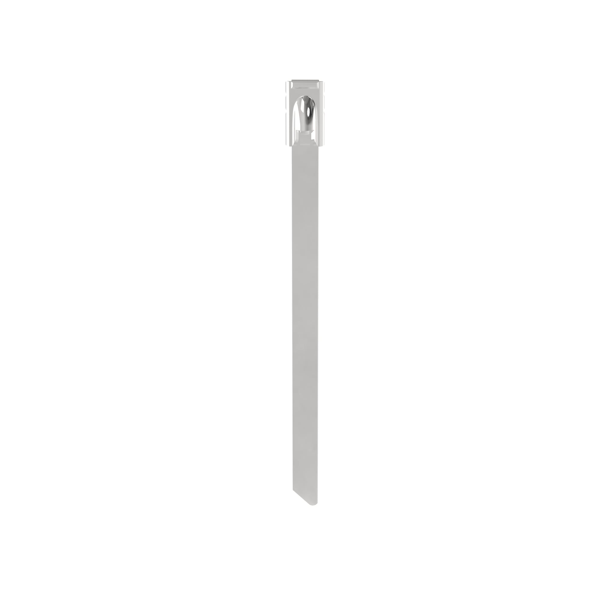 MLT8S-CP Pan-Steel MLT Standard Cross Section Cable Tie, 26.8 in L x 0.18 in W x 0.01 in THK, 304 Stainless Steel, Metallic