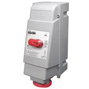460MI7W Powerswitch 3-Phase Non-Fused Watertight Pin and Sleeve Mechanical Interlock, 480 V AC, 60 A, 3 Poles, 4 Wires