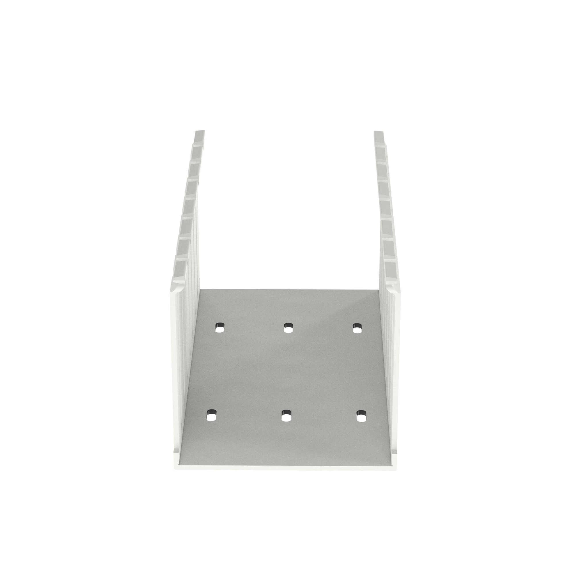 G4X4WH6 Panduct Type G Base Wiring Duct, 0.31 in Wide Slot Slot, 4-1/4 in W x 4.1 in D, PVC
