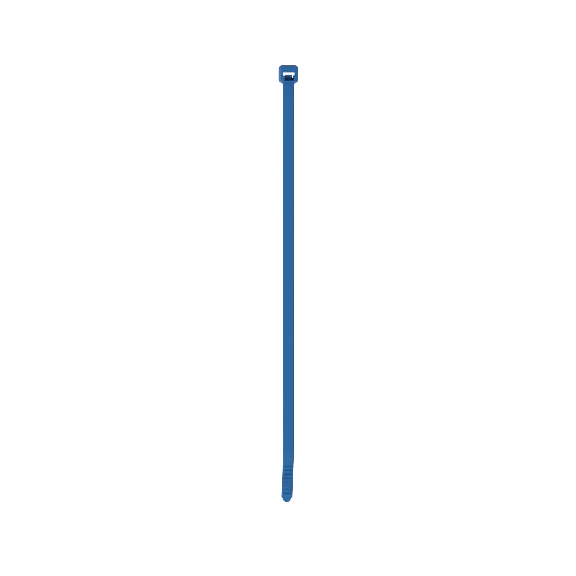 Pan-Ty PLT2S-C6 Cable Tie, Blue, PA6.6, 7.4"L, 50lb, PK100
