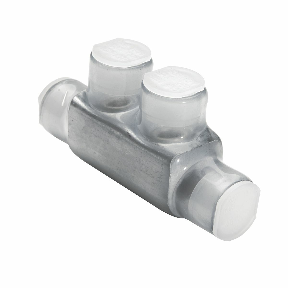 BISR2 In-Line Splice Reducer, Aluminum/Copper/Stranded Conductor, 14 to 2 AWG Run/Main, Aluminum