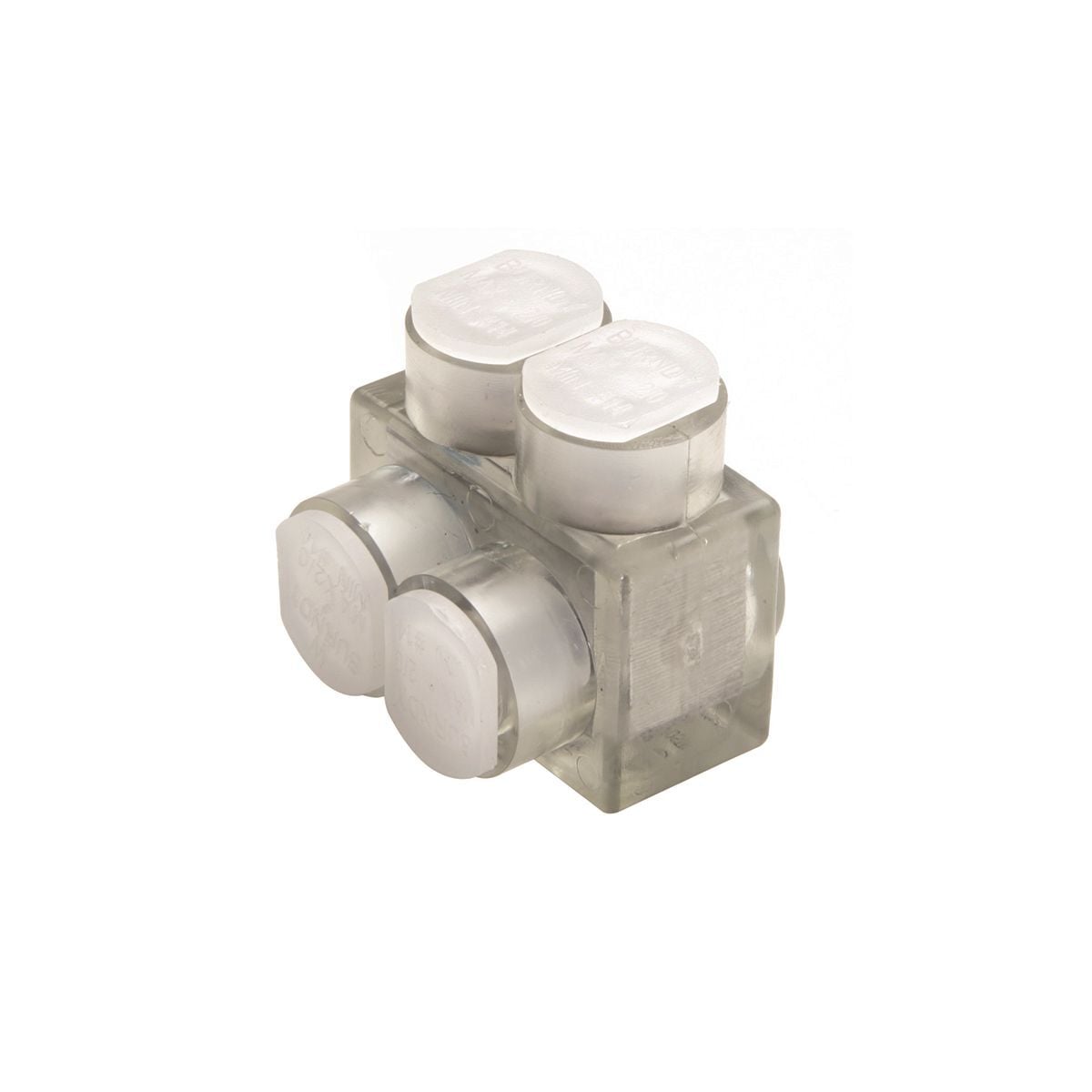 BIT600 1-Sided Entry Multi-Tap Connector, 4 AWG to 600 kcmil Conductor, Aluminum/Copper Stranded Conductor, Aluminum