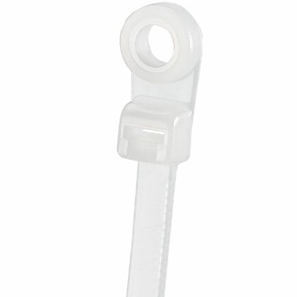 PLC4H-S25-L Pan-Ty PLC Cross Section Light Heavy Plenum Rated Clamp Tie, 15.1 in L x 0.3 in W x 0.08 in THK, Nylon 6.6