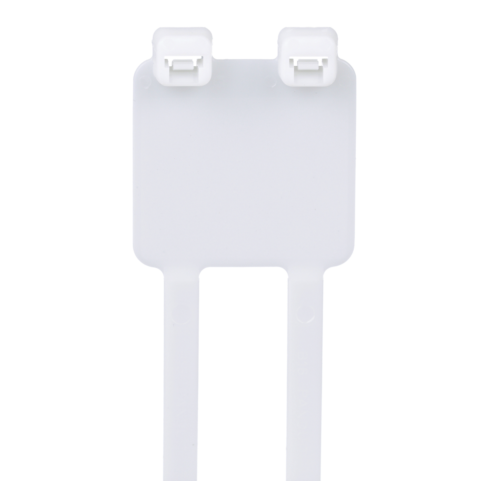 Pan-Ty PL2M2S-D Marker Cable Tie, PA6.6, 7.4"L, 50lb, 87x1.07" Write-on area