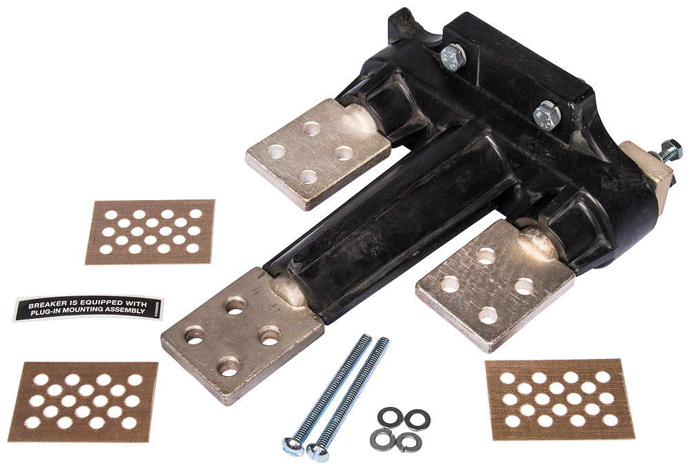 PC2658 Sentron Plug-In Mounting Assembly, For Use With Low Voltage ED-Frame Molded Case Circuit Breaker, 3-Pole, Load End Connection, Composite