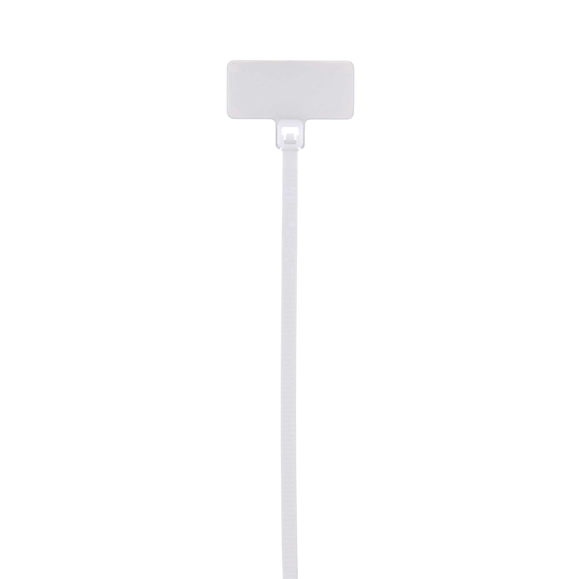 Pan-Ty PLF1M-M Write-On Cable Tie, PA6.6, 4.3"L, 18lb, PK1000
