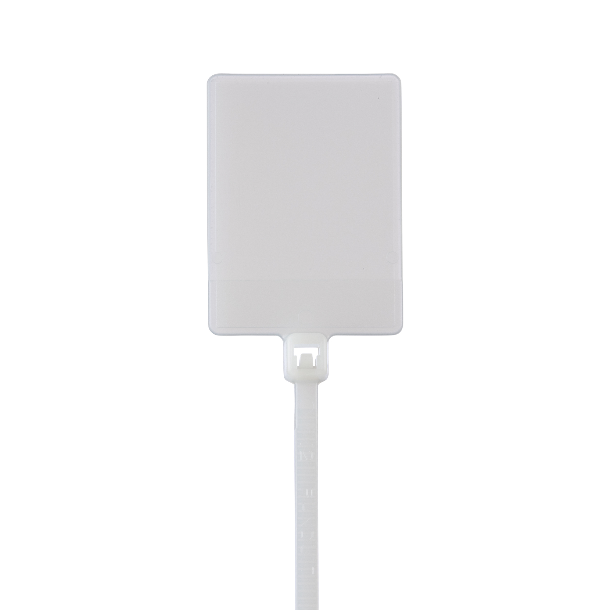 Pan-Ty PLF1MA-C Write-On Cable Tie, PA6.6, 5.1"L, 18lb, PK100