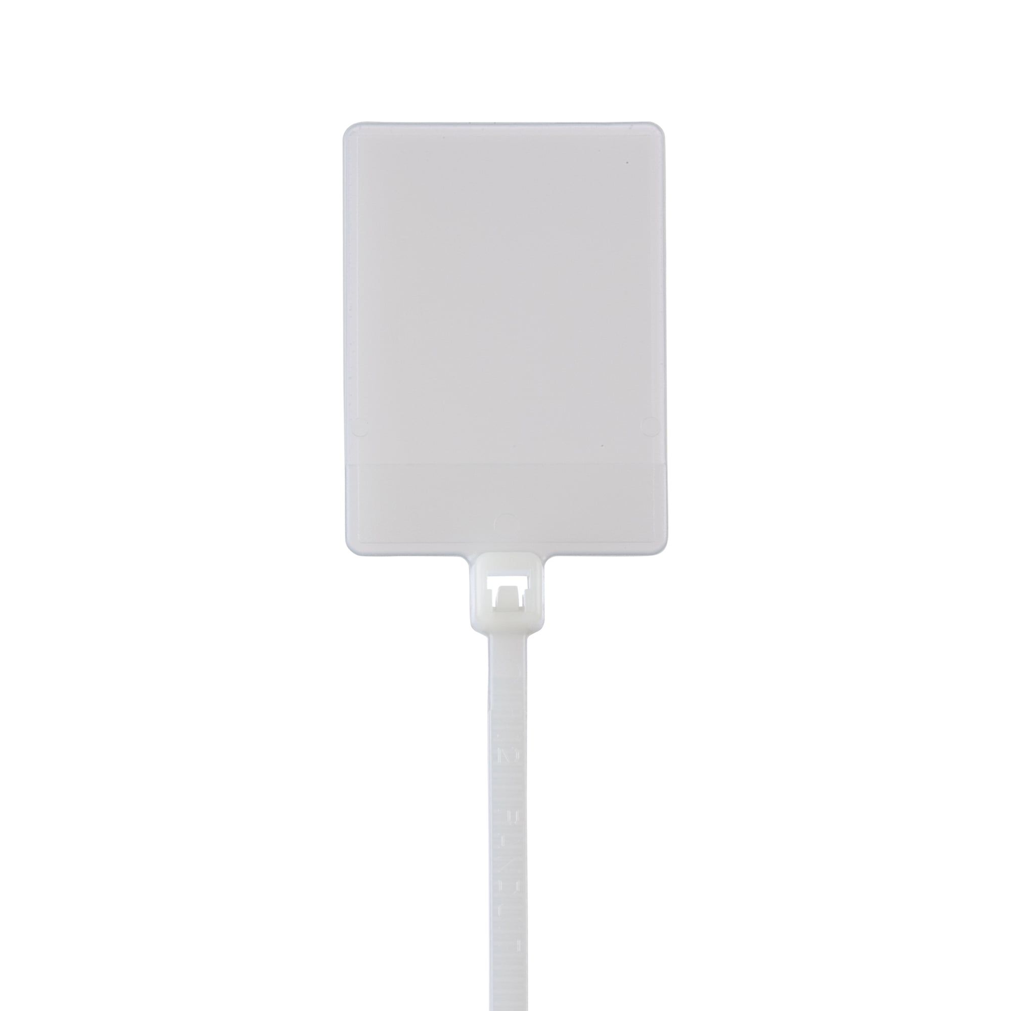 Pan-Ty PLF1MA-M Write-On Cable Tie, PA6.6, 5.1"L, 18lb, PK1000