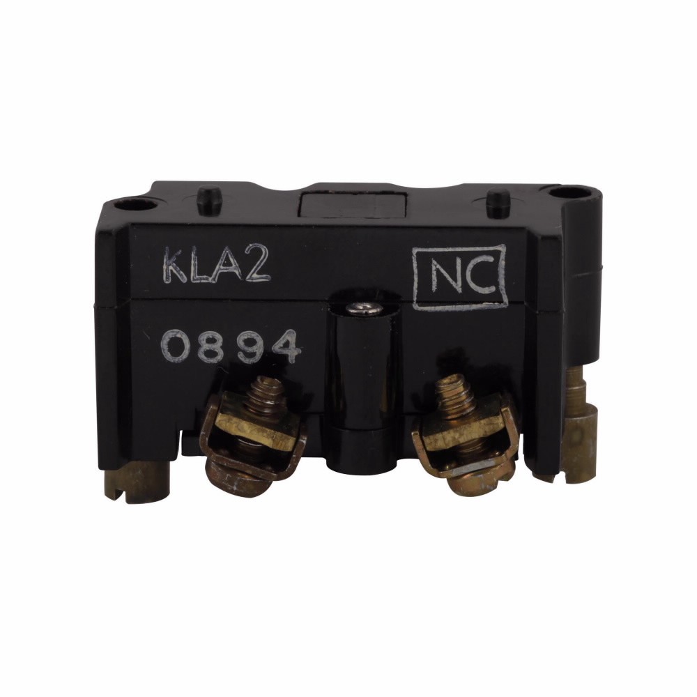 E30KLA2 E30 Multi-Function Square Standard Contact Block, 30.5 mm, 1NC Contact, 600 V AC/250 V DC Contact, Black