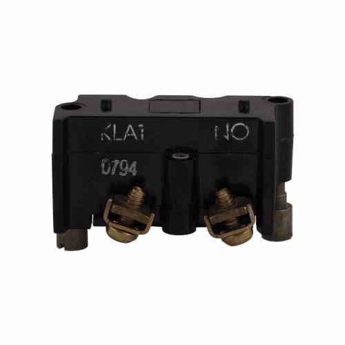 E30KLA5 Multi-Function Square Standard Contact Block, 30.5 mm, 2NC Contact, 10 A at 600 V AC, 10 A at 250 V DC Contact, Silver Contact