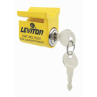 Lockout/Tagout for Pin and Sleeve Inlets and Plugs, IP67 and IP44, Yellow