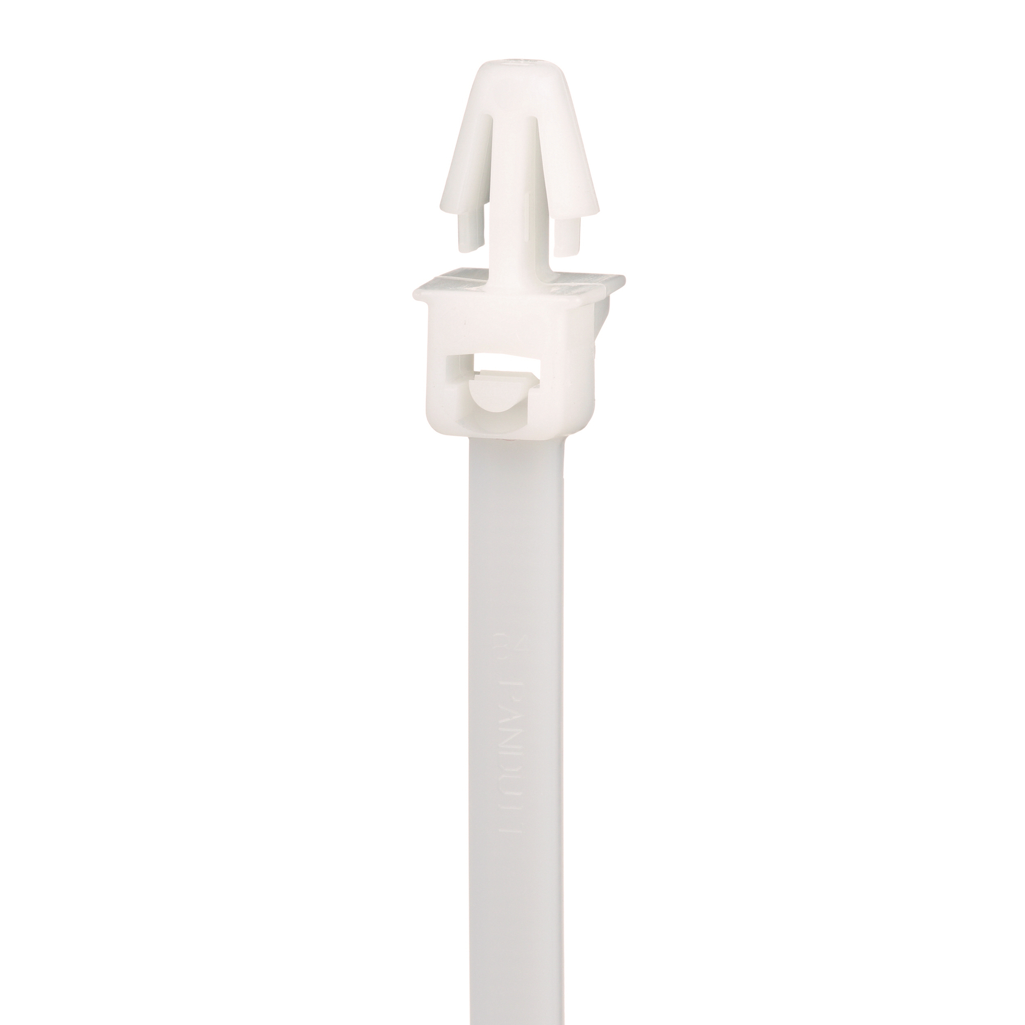 PLP2S-M Pan-Ty PLP Cross Section Standard Cable Tie, 7.9 in L x 0.37 in W x 0.06 in THK, Nylon 6.6