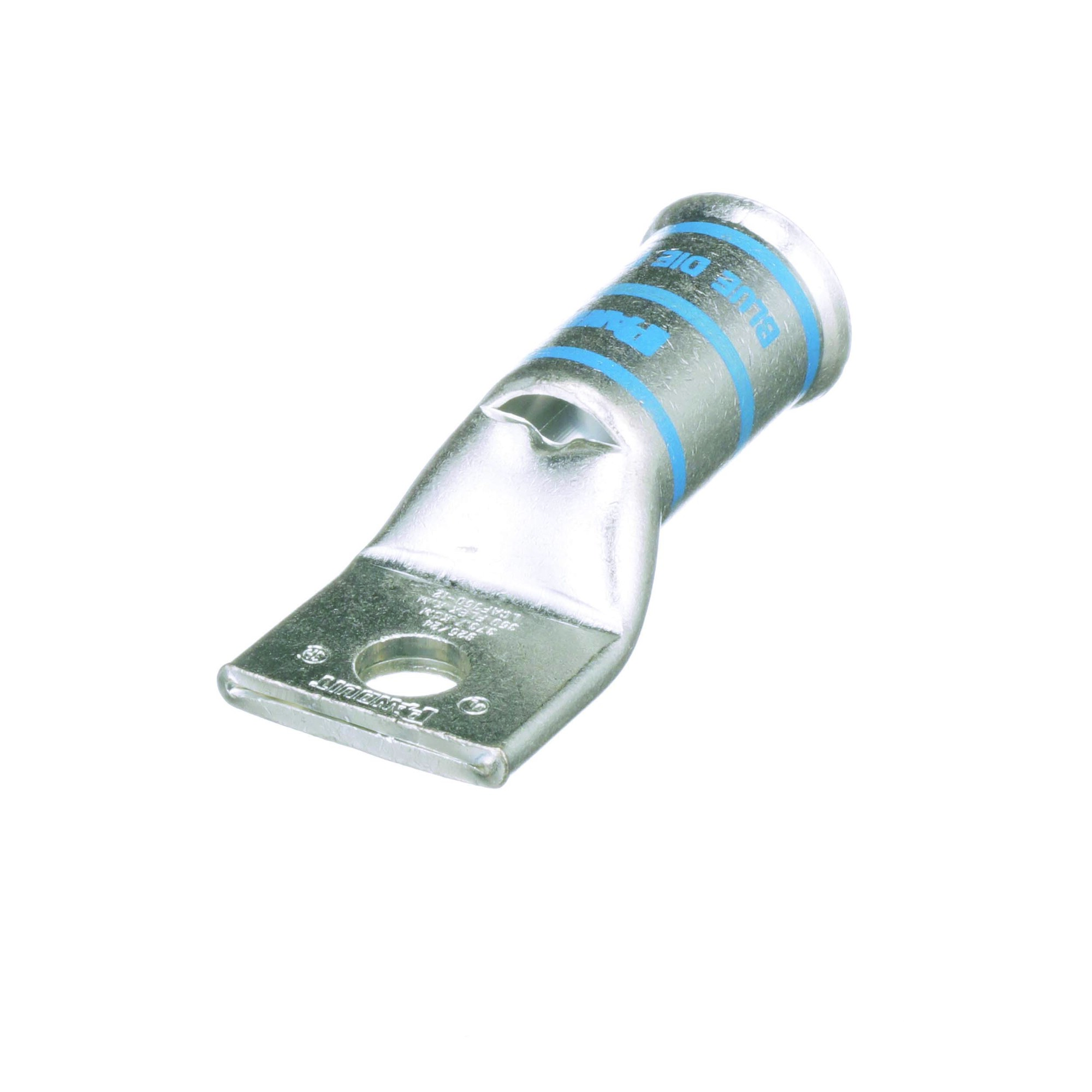 Pan-Lug LCAF350-12-6 Comp. Lug, 350, Flare, Tin Plt Copper, Strt, One 0.5" Stud