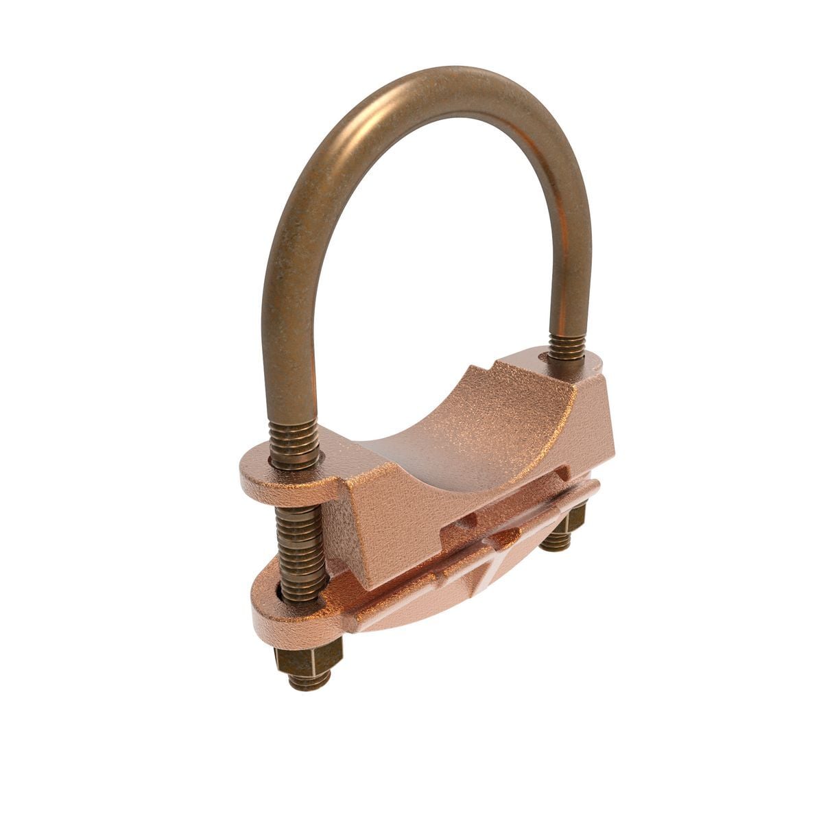 GAR1826 Mechanical Grounding Connector, 2 to 2-3/8 in Rod, 4 to 2/0 AWG Conductor, Copper Alloy