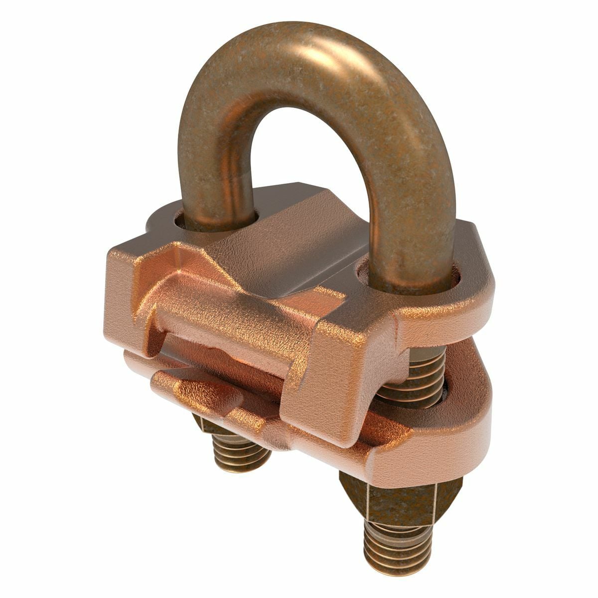 GAR6429 Mechanical Grounding Connector, 5/8 to 3/4 in Rod, 2/0 AWG to 250 kcmil Conductor, Copper Alloy